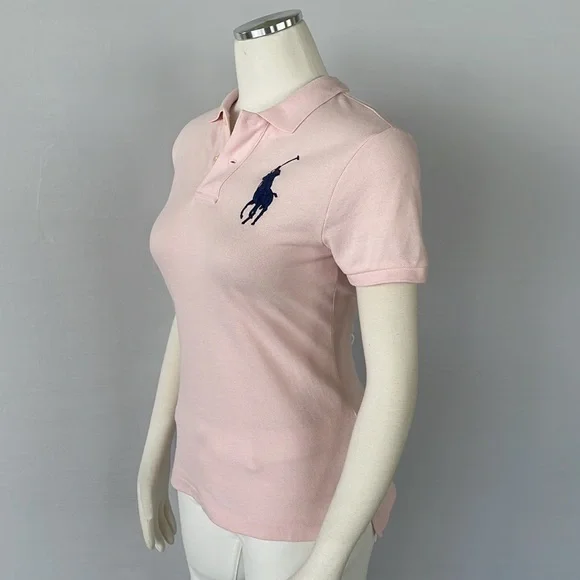 NWT Ralph Lauren Skinny Fit Big Polo Pink Small - Picture 8 of 12